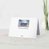 Wenskaart van gothische tombe kaart (Achterkant)