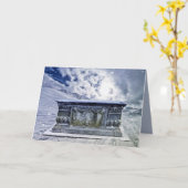 Wenskaart van gothische tombe kaart (Gele Bloem)