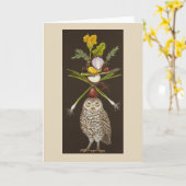 Wenskaart van groentesoorten kaart (Gele Bloem)