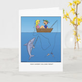 Wenskaart van haaienaas kaart (Gele Bloem)