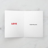 Wenskaart van hart en liefde kaart (Binnen)