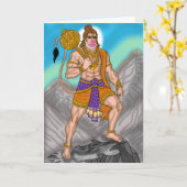 Wenskaart van Heer Hanuman Kaart (Gele Bloem)