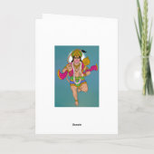 Wenskaart van Heer Hanuman Kaart (Achterkant)