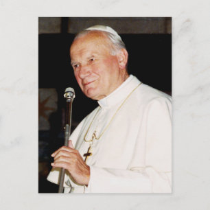 Wenskaart van Heilige Paus Johannes Paulus II Briefkaart