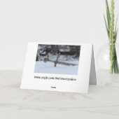 wenskaart van het celtwwoord feestdagen kaart (Achterkant)