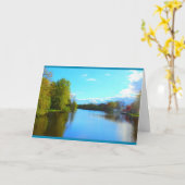 Wenskaart van het Chiltonmeer  Kaart (Gele Bloem)