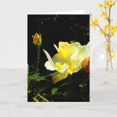 Wenskaart van het Collectie van de Erotica van de Kaart (Gele Bloem)