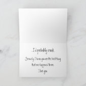 Wenskaart van het Document van de Liefde van de Kaart (Binnen)