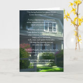 Wenskaart van het Guest House Rumi Poem Kaart (Gele Bloem)