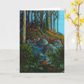 Wenskaart van het heiligdom kaart (Gele Bloem)