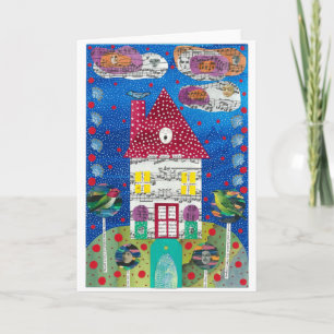 Wenskaart van het Huis van het huis het Zoete Kaart