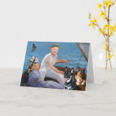 Wenskaart van het Jubileum van de ongecharterde wa Kaart (Gele Bloem)