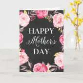 Wenskaart van het Moederdag van bord het Bloemen | Kaart (Gele Bloem)