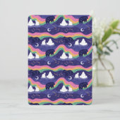 Wenskaart van het noordelijk licht kaart (Staand voorkant)