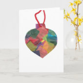 Wenskaart van het Ornament van de hefboom het Kaart (Gele Bloem)