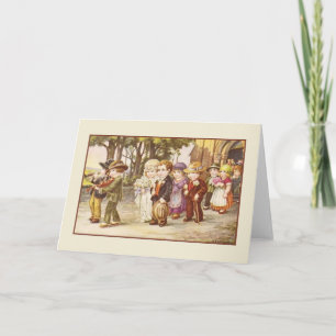  Wenskaart van het Oude Wereldhuwelijk Kaart