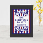 Wenskaart van het Poster voor het Partiotisch Hist Kaart (Gele Bloem)