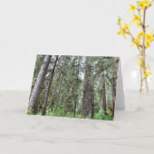 Wenskaart van het regenwoud kaart (Gele Bloem)