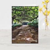 Wenskaart van het See Spanje Collectie Kaart (Gele Bloem)