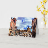 Wenskaart van het See Spanje Collectie Kaart (Gele Bloem)