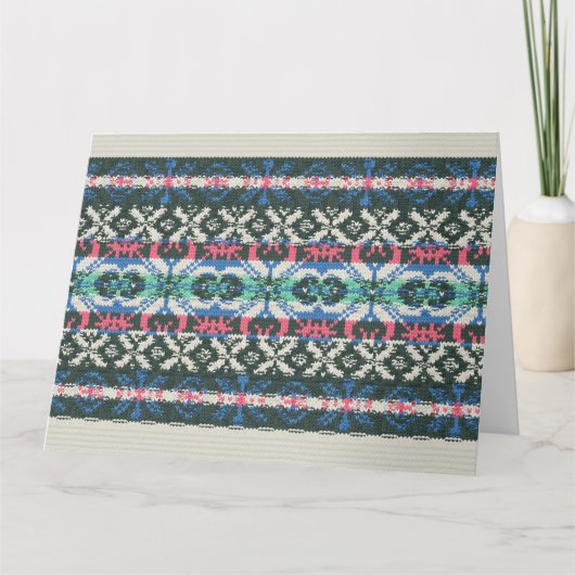 Wenskaart van het vakantieseizoen kaart (Voorkant)