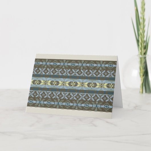 Wenskaart van het vakantieseizoen kaart (Voorkant)