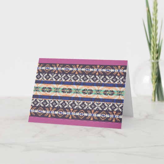 Wenskaart van het vakantieseizoen kaart (Voorkant)