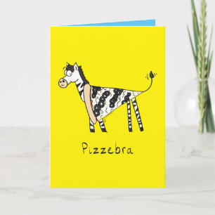 Wenskaart van het Voedsel van de Pizza van Kaart