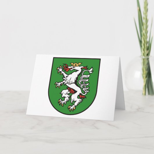 Wenskaart van het wapen van Graz Kaart (Voorkant)