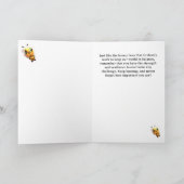 Wenskaart van honingbijen kaart (Binnen)