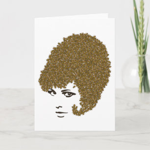 Wenskaart van honingbijenkorven kaart