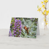 Wenskaart van kalkoenen kaart (Gele Bloem)