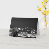 Wenskaart van Kansas City Kaart (Gele Bloem)