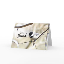 Wenskaart van kippen