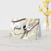 Wenskaart van kippen kaart (Gele Bloem)