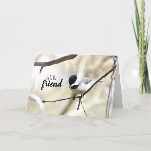 Wenskaart van kippen kaart (Voorkant)