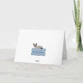 Wenskaart van Kittens Tea Party Kaart (Achterkant)