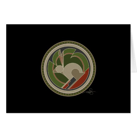 Wenskaart van konijnen (Voorkant Horizontaal)