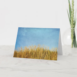 Wenskaart van kustgras kaart