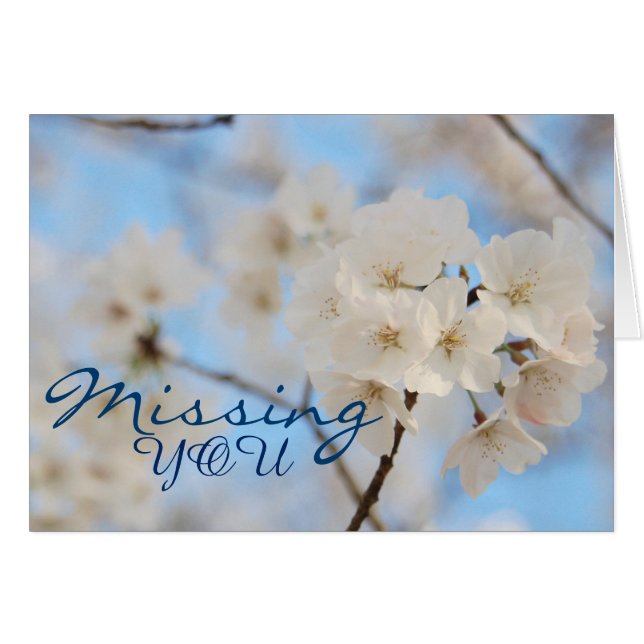 Wenskaart van lente-Floral (Voorkant Horizontaal)