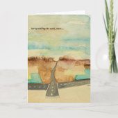 Wenskaart van levering kaart (Voorkant)