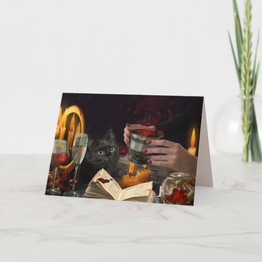 wenskaart van liefdespotie kaart (Voorkant)