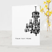 Wenskaart van luchters kaart (Gele Bloem)