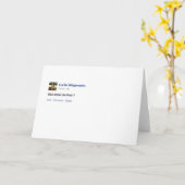 Wenskaart van Lucille Wittgenstein Kaart (Gele Bloem)