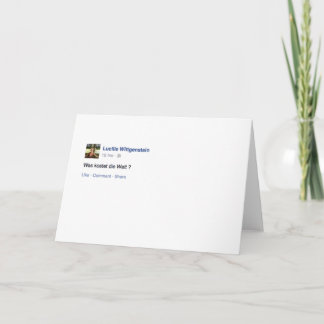 Wenskaart van Lucille Wittgenstein Kaart