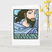 Wenskaart van Manannán Kaart (Gele Bloem)