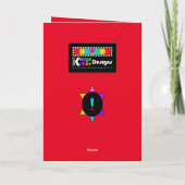 Wenskaart van Menorah Shalom Kaart (Achterkant)