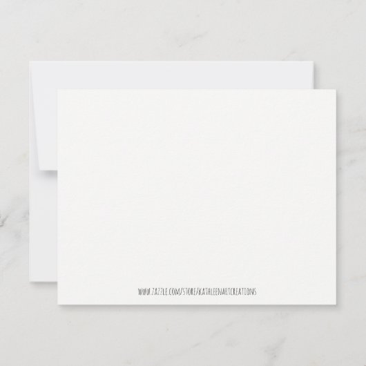 Wenskaart van mooie en kleurrijke paarden kaart (Achterkant)