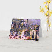 Wenskaart van mysterievlees dat in water is gebore kaart (Gele Bloem)