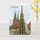 Wenskaart van Neurenberg Kaart (Gele Bloem)